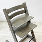 ストッケ STOKKE トリップトラップ TRIPP TRAPP ベビーチェア キッズチェア グレー S/N5～ ノルウェー 北欧家具 ●