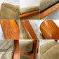 PJ ファニチャー PJ furniture チーク無垢材 3pソファ 3シーター POUL JEPPESEN デンマークビンテージ ●