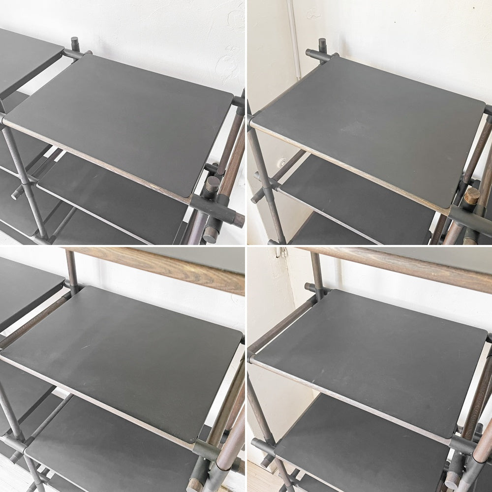 メニュー Menu スティックシェルビングシステム Stick Shelving System 2列3段 モジュラー式 モダン 北欧 参考定価￥240,000- ★
