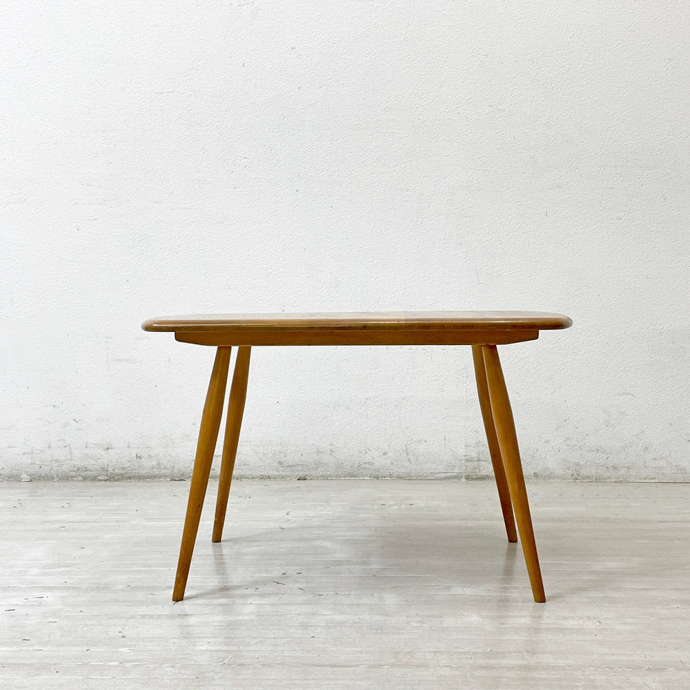アーコール Ercol ローテーブル コーヒーテーブル サイドテーブル エルム材 UKビンテージ 英国家具 ●