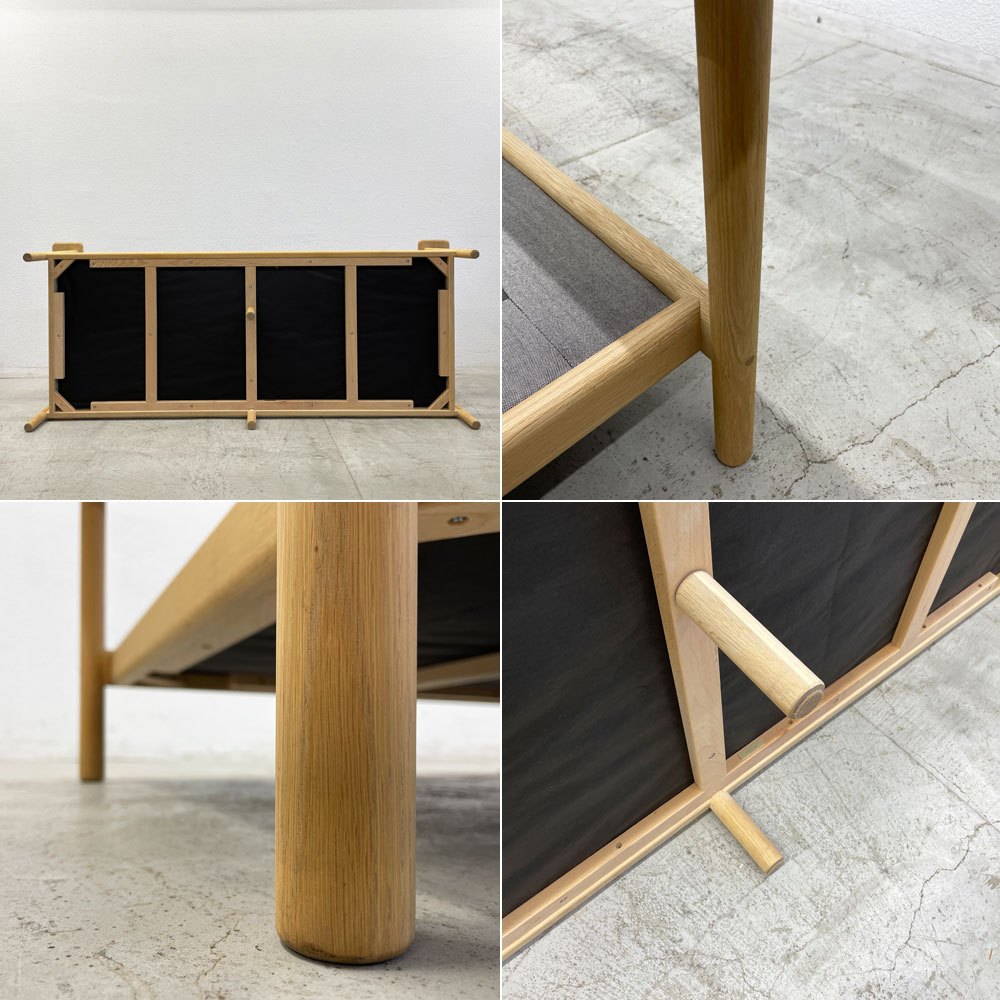 カリモクケース KARIMOKU CASE 3シーターソファ N-S01 オーク材 Norm Architects 3人掛け ナチュラル 定価453,200円～ 〓