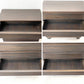 エーフラット a.flat ルーバー キャビネット v02 Louver cabinet 引出タイプ D2 4段チェスト Chest アジアンモダン オプション角脚付 ●