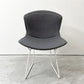 ノル Knoll 420 サイドチェア ワイヤーチェア ダイニングチェア ホワイト × グレー ファブリック フルカバー仕様 ハリー・ベルトイア ミッドセンチュリー ビンテージ B ●