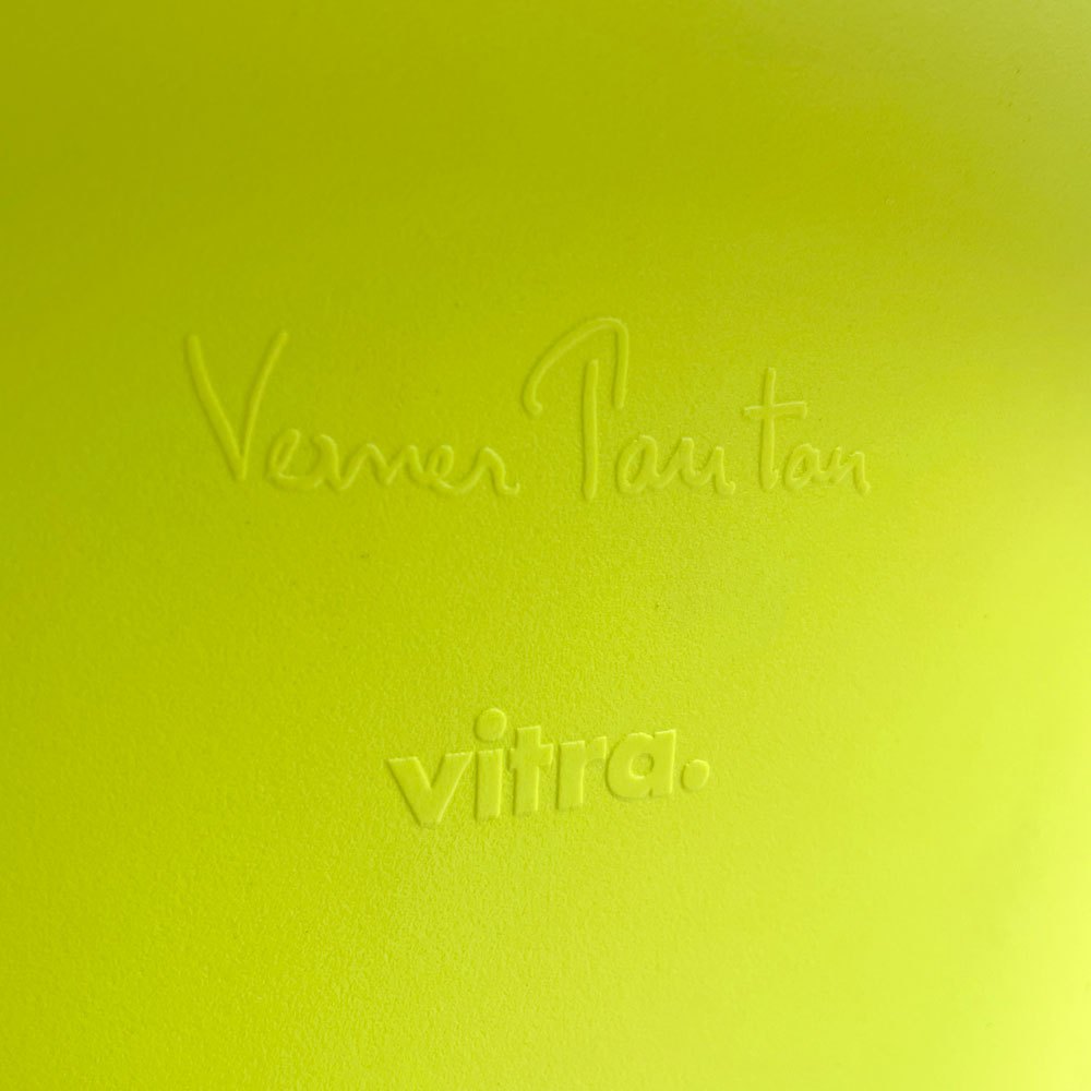 ヴィトラ Vitra パントンジュニア Panton Junior キッズチェア ダークライム ヴェルナー・パントン Verner Panton ミッドセンチュリー 定価￥30,800- ♪