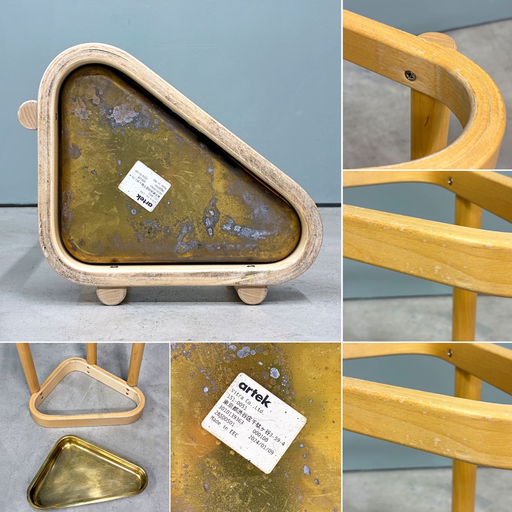 アルテック artek 115 アンブレラスタンド 傘立て バーチ材 アルヴァ・アアルト Alvar Aalto 北欧 フィンランド ◎