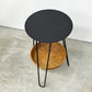 イデー IDEE ワラビー WALLABY サイドテーブル SIDE TABLE ラタン スチール ブラック ナチュラルモダン H60㎝ 定価￥39,900- ◎