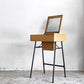 ジャーナルスタンダードファニチャー journal standard Furniture j.s.F リル バニティ デスク LILLE VANITY DESK ドレッサー オーク材 アイアン ボックス付  内蓋 S字フック 欠品 インダストリアル ■
