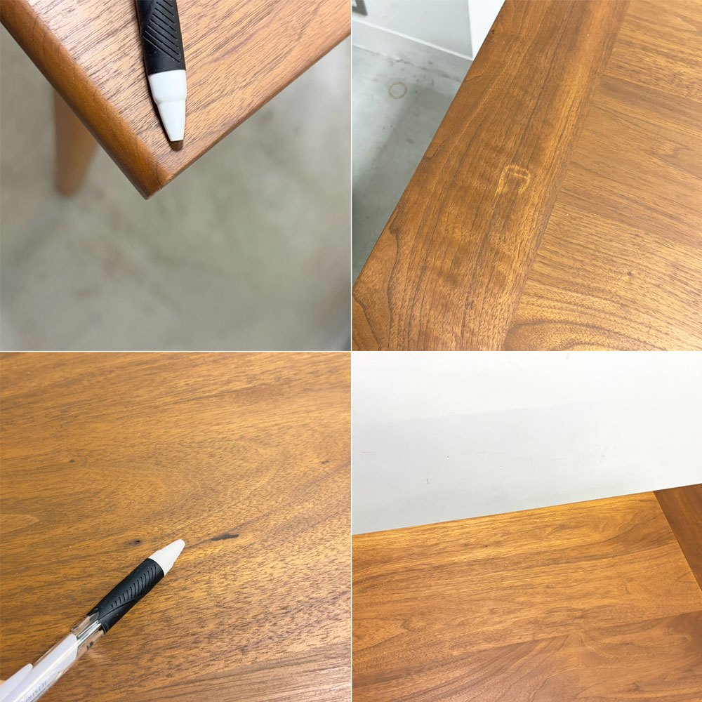 宮崎椅子製作所 MM TABLE ダイニングテーブル ウォールナット材 W150cm 村澤一晃 定価￥267,520- ●