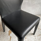 カッシーナ Cassina オラ 369 HOLA アームレスチェア ダイニングチェア 本革 ブラックレザー ハンス・ウェッツスタイン イタリア 定価￥418,000- ♪