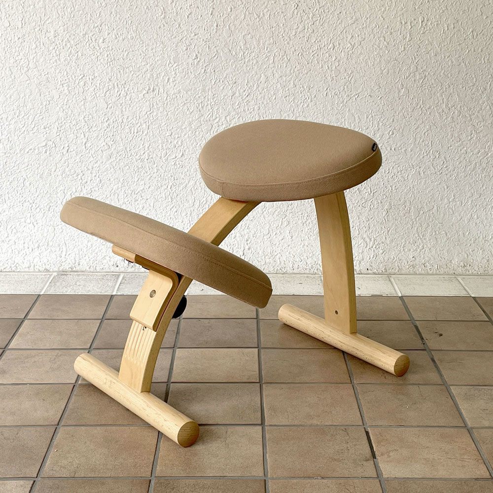 サカモトハウス SAKAMOTO HOUSE バランスイージー balans Easy バランスチェア ベージュ 学習椅子 姿勢矯正 ◇
