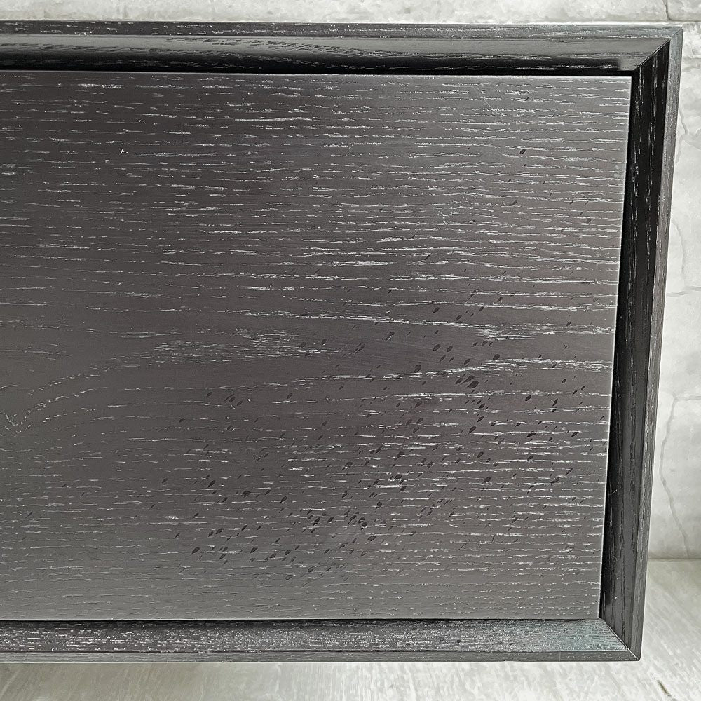 タイムアンドスタイル TIME&STYLE  コンポジション ロー COMPOSITION LOW AV BOARD テレビボード AVボード  ブラック タモ材 W200 オーダーサイズ 廃番 参考定価 ￥261,000- ♪