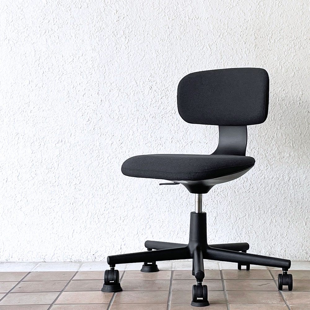 ヴィトラ vitra ルーキー Rookie デスクチェア キャスターチェア コンスタンチン・グルチッチ ダークグレー系ファブリッック 定価￥78,100- ◇