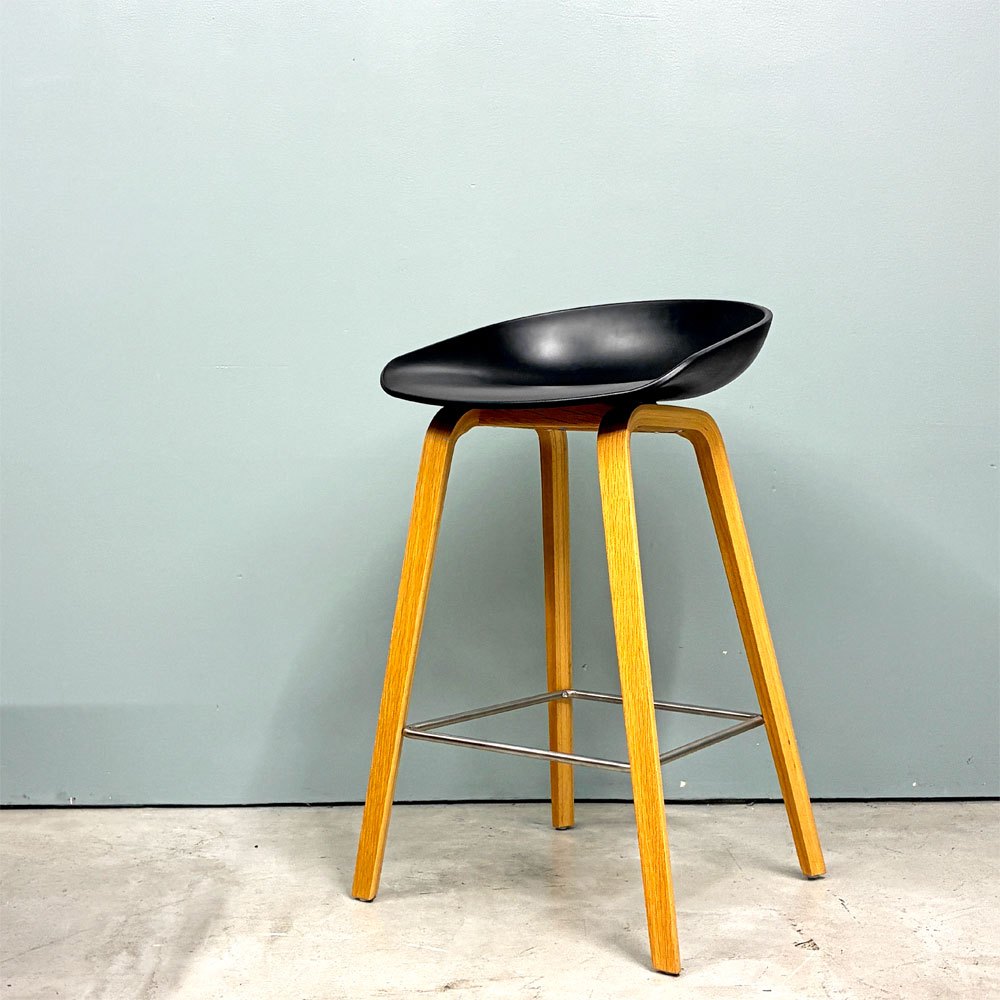 ヘイ HAY アバウトアスツール About a stool ブラック AAS32 LOW H75㎝ ハイスツール カウンターチェア 北欧モダン デンマーク ◎