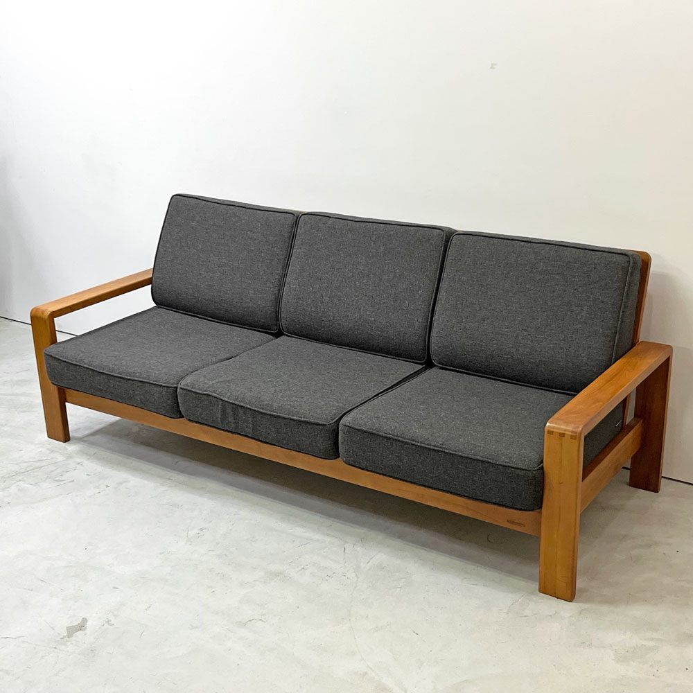 スキャンティーク SCANTEAK イコン IKON 3Pソファ 3シーター 3人掛け チーク無垢材 ファブリック 北欧スタイル ●