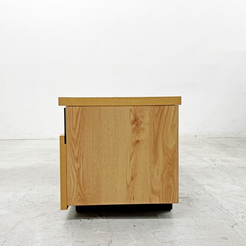 ロウヤ LOWYA TVボード AVボード オーク材 2ドロワー 2ドア W170cm ナチュラルモダン 日本製 〓