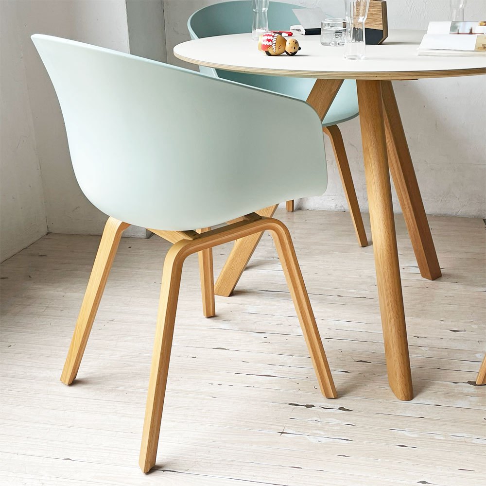 ヘイ HAY アバウト ア チェア ABOUT A CHAIR AAC22 アームチェア ダイニングチェア ダスティミント ヒー・ウェリング 北欧家具 ￥59,400- B ★