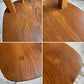 アーコール Ercol フープバックチェア ダイニングチェア スポークバック エルム材×ビーチ材 UKビンテージ 英国家具 ♪