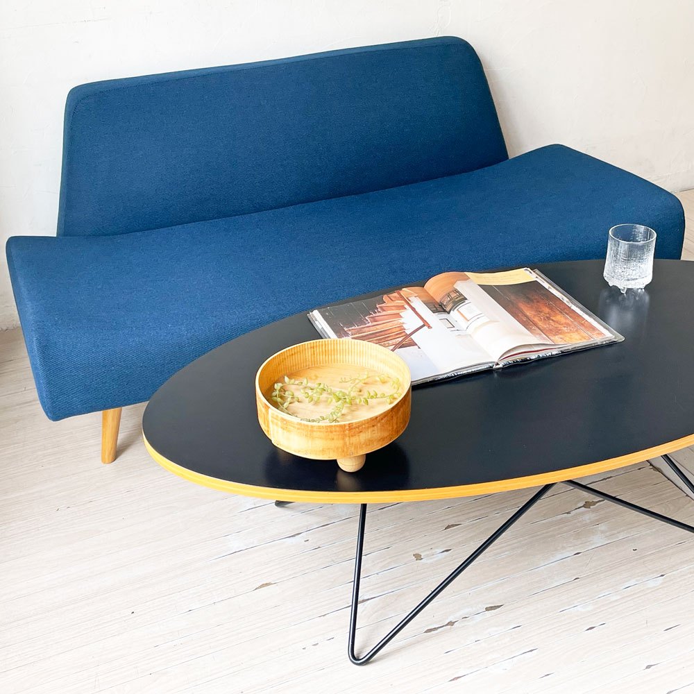 イデー IDEE アーオ ソファ AO SOFA 2シーター 2人掛け ネイビー 岡嶌要 定価 ￥89,900- ★