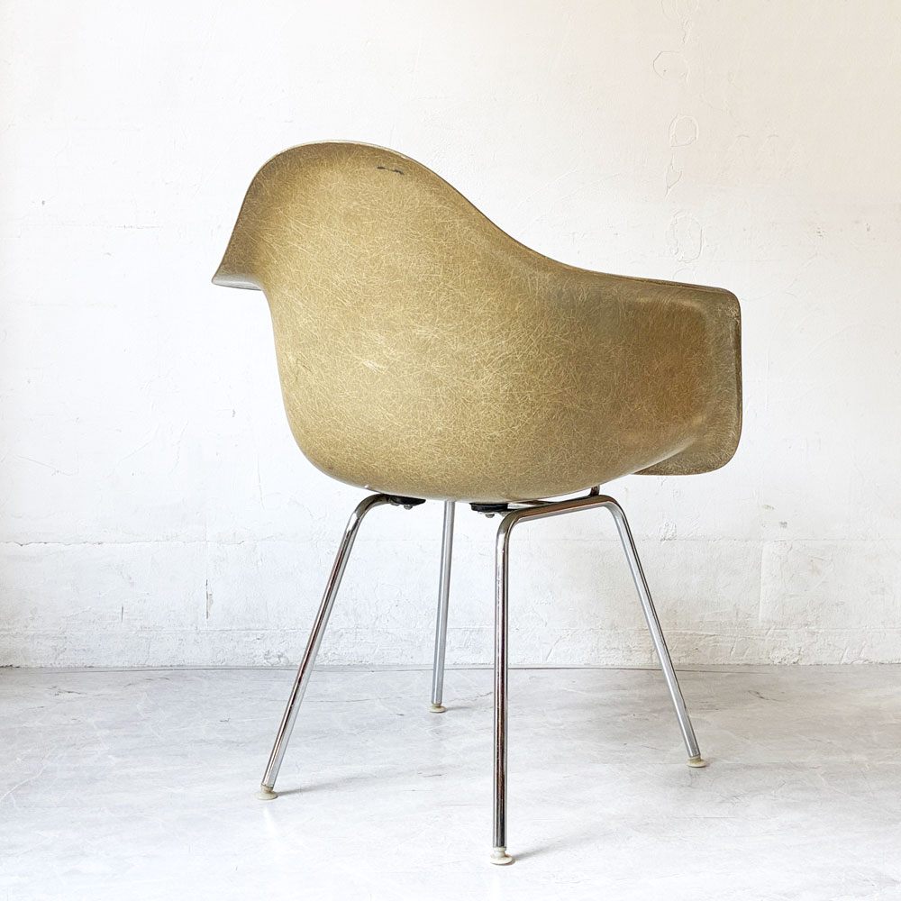 ハーマンミラー Herman Miller アームシェルチェア FRP製 2nd ビンテージ Hベース  C&R イームズ ミッドセンチュリー ★