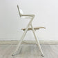 カルテル kartell ドリーチェア Dolly Chair プライウッドシート ホワイトウォッシュ 折りたたみ アントニオ・チッテリオ イタリア 希少廃番 ●