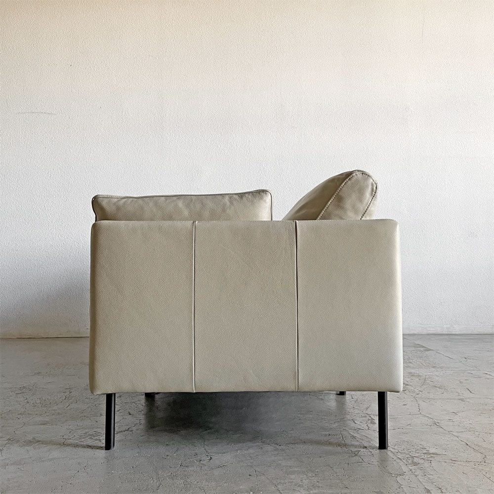 アクタス ACTUS ファイブバイファイブ five by five トランス TRANS システムソファ カウチソファ セパレートタイプ 3点セット W208cm 本革 オフホワイト系 参考価格￥316,800- 廃番 〓