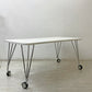 カルテル Kartell マックステーブル MAX TABLE ホワイト ミーティングテーブル キャスター付 フェルーチョ・ラヴィアーニ Ferruccio Laviani イタリア 定価￥224,400- ●