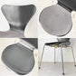 フリッツハンセン Fritz Hansen セブンチェア ダイニングチェア ブラック ラッカー再塗装 アルネ・ヤコブセン デンマーク スタッキングチェア 北欧家具 MIONETTA社製シートパッド付き ★