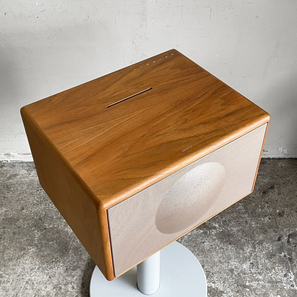 ジェネバ GENEVA サウンドシステム モデル L SOUND SYSTEM MODEL L スピーカー スタンド付き ウォールナット モダンデザイン ■