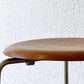 フリッツハンセン Fritz Hansen ビンテージ 3170 ドットスツール 3本脚 チーク材 アルネ・ヤコブセン Arne Jacobsen デンマーク 北欧家具 ◇