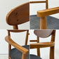 アクメファニチャー ACME Furniture トラッセル アームチェア TRESTLES ARM CHAIR ダイニングチェア ウォールナット ファブリックシート USビンテージスタイル●