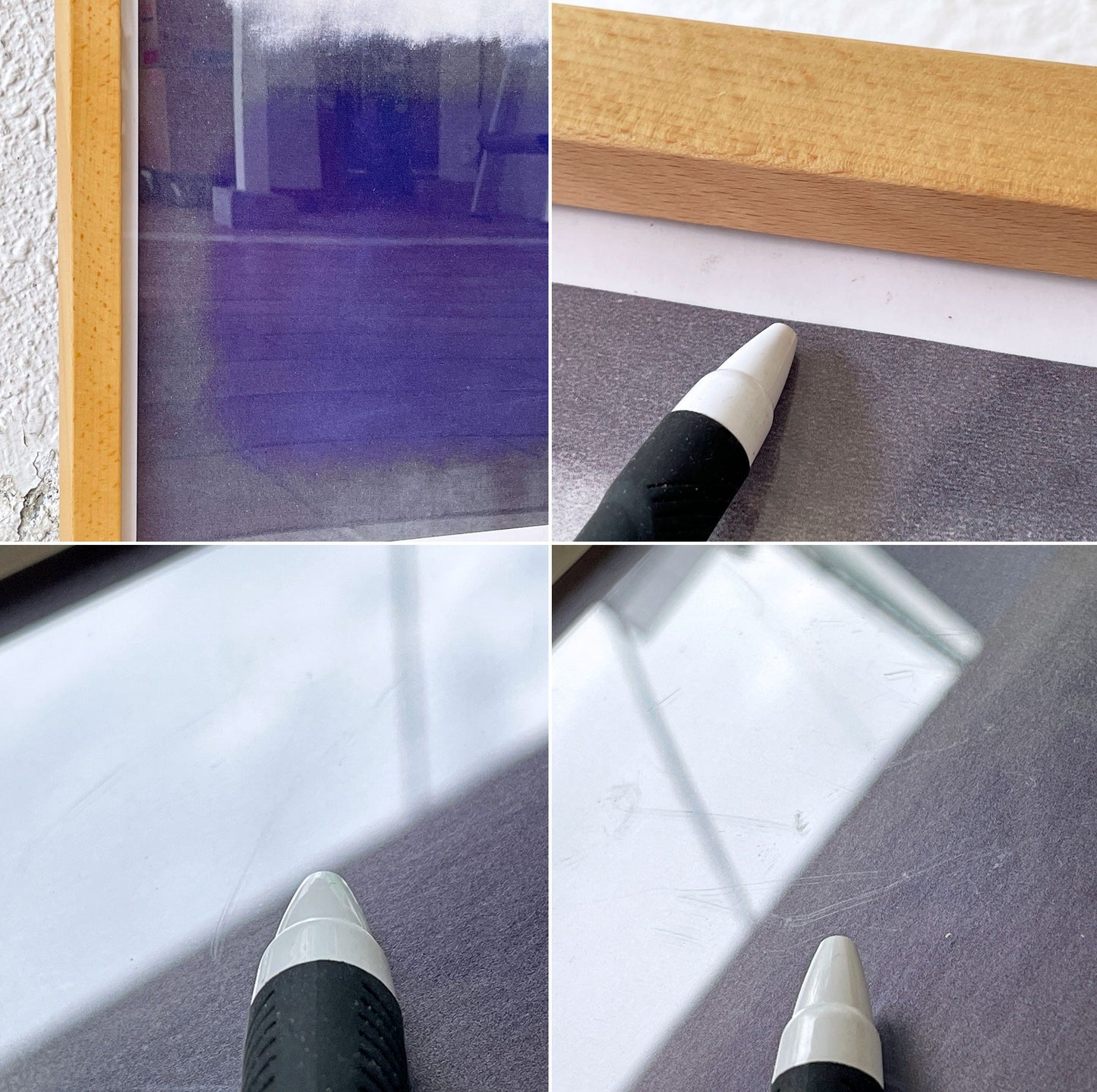 イデー IDEE マーク・ロスコ Mark Rothko 「Blue and grey 1962」 オフセット アートフレーム ポスター W54 × H65.5 cm 額装品 ◇