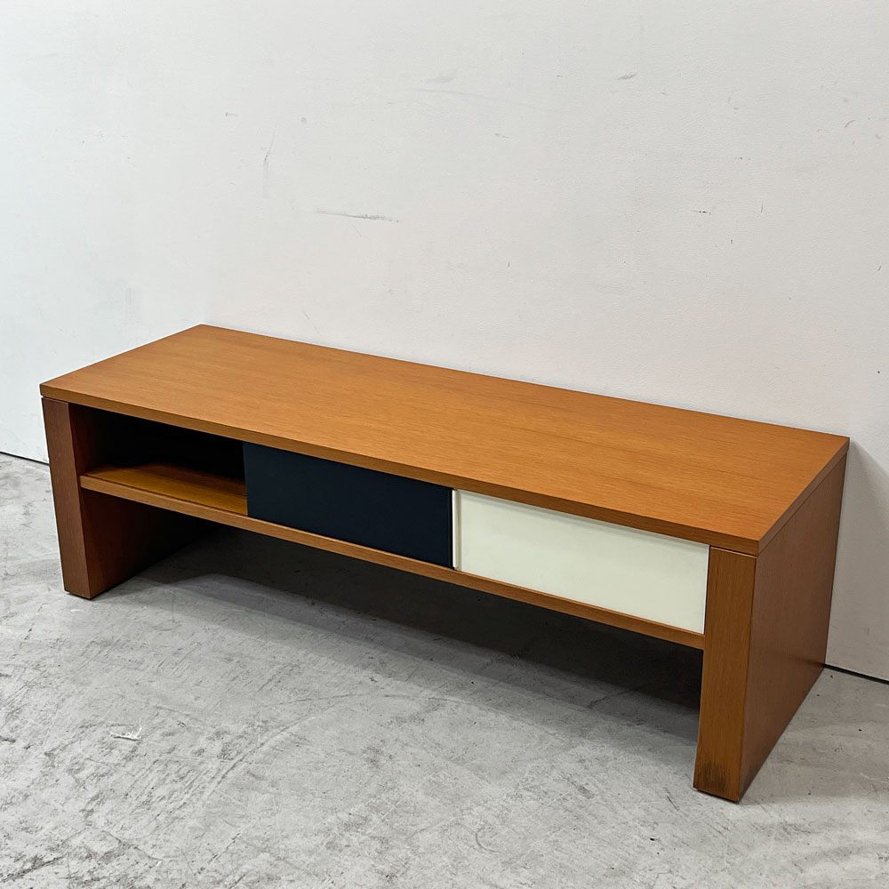 ケーススタディショップ case study shop テレビボード AVボード センターテーブル W120cm スライド扉 ミッドンセンチュリーデザイン ●
