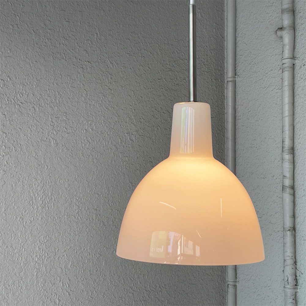 ルイスポールセン Louis Poulsen トルボー 220 Toldbod Glass Pendant ペンダントライト ホワイト 乳白ガラス ポール・ヘニングセン 定価83,600円 ◇
