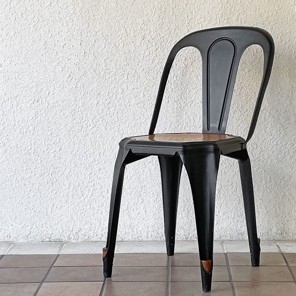 ノーザンオハイオインダストリアル Northern Ohio Industrial マルチプルズチェア Multipls Chair ダイニングチェア スタッキング ブラックスチール インダストリアルデザイン C ◇