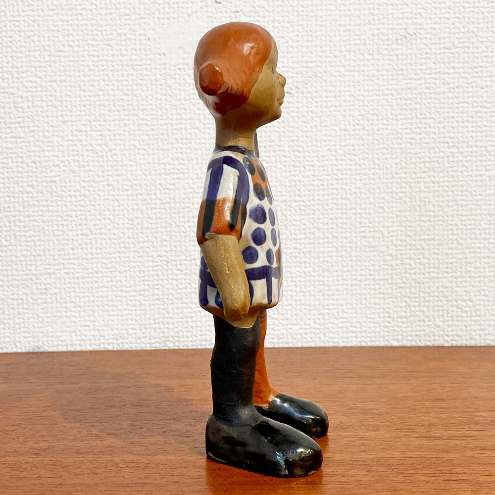 グスタフスベリ GUSTVSBERG 長くつ下のピッピ オブジェ 置物 リサ・ラーソン Lisa Larson スウェーデン 北欧雑貨 北欧ビンテージ ◎