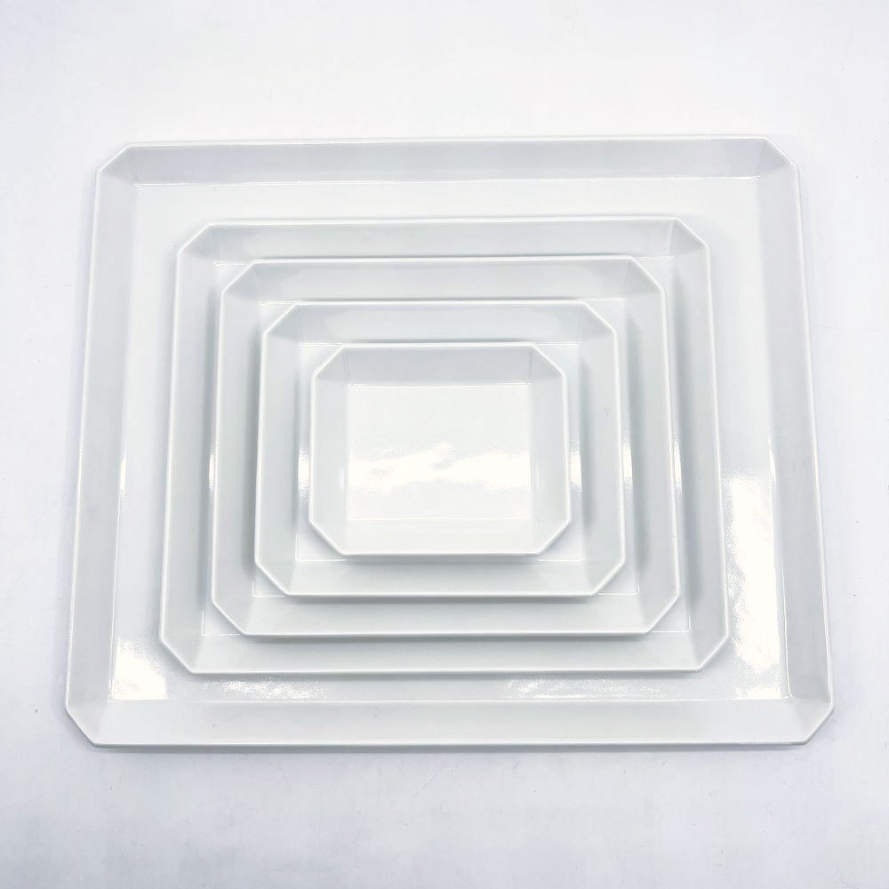 アリタジャパン 1616/arita japan スタンダード TY スクエアプレート 5枚セット 柳原照弘 有田焼 陶器 ホワイト ●