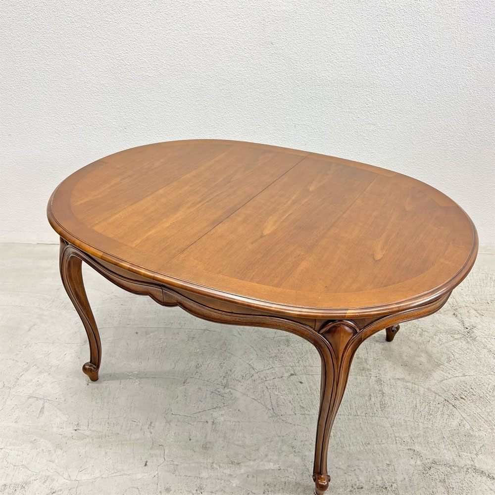 ドレクセルヘリテイジ DREXEL HERITAGE ツーレイン Touraine エクステンションダイニングテーブル W142～234cm クラシカルデザイン 〓