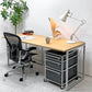 ビスレー BISLEY デスクプラン DESK PLAN Lフット ワーキングテーブル デスク オーク メラミン天板 スチール脚 W170cm イギリス ●