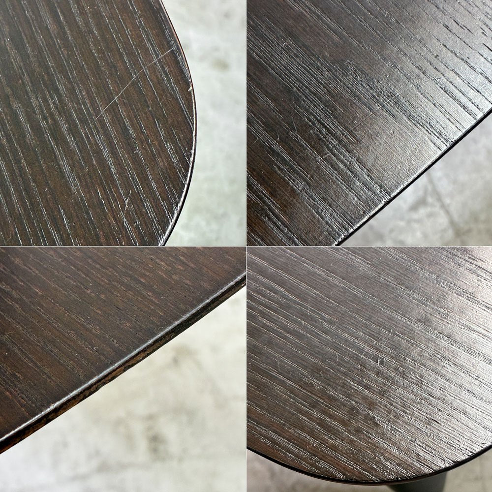ヴィトラ Vitra ベルヴィルチェア Belleville Chair アームチェア ダイニングチェア スタッキングチェア オーク材 ダークブラウン系カラー ロナン & エルワン・ブルレック A ●