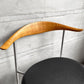 カールハンセン＆サン Carl Hansen & Son CH88P ダイニングチェア オーク材 本革 ブラックレザー ハンス・J・ウェグナー デンマーク 北欧家具 美品 ♪