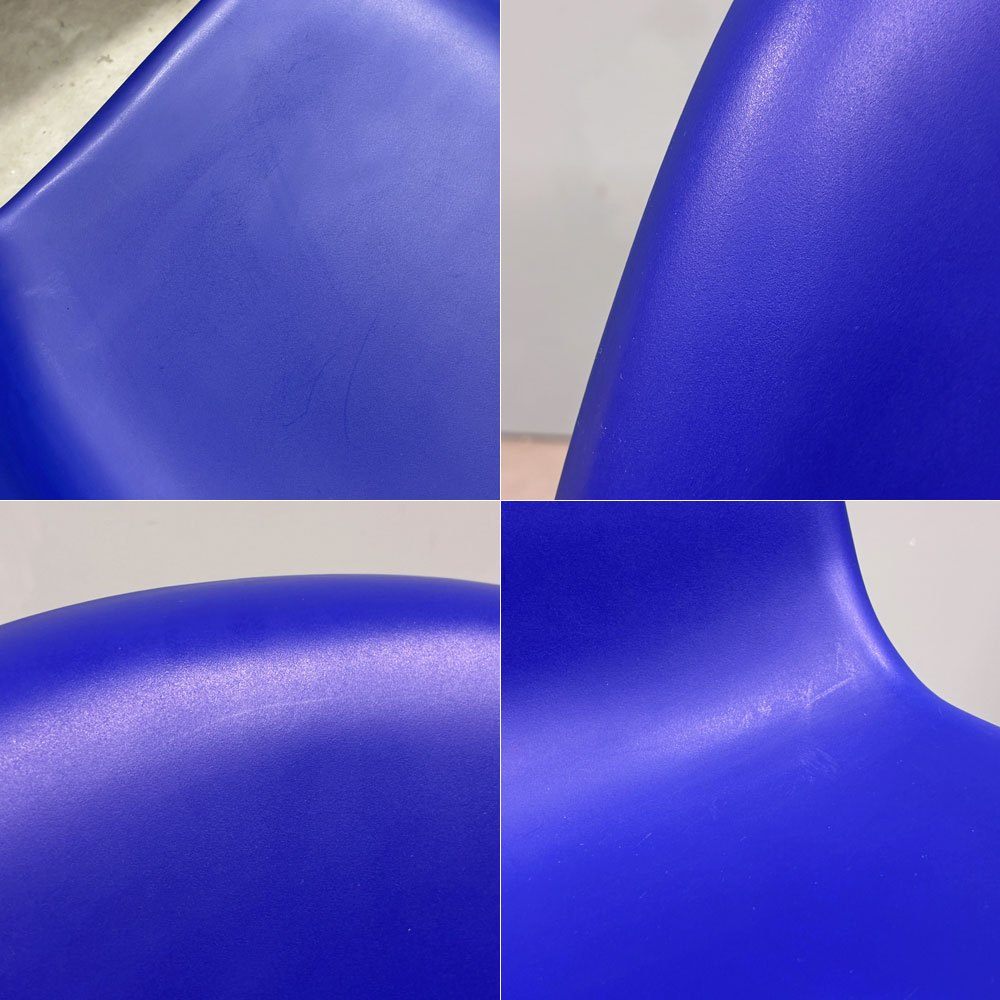ヴィトラ vitra パントンチェア スタッキングチェア ブルー ヴェルナー・パントン Panton ミッドセンチュリー スペースエイジ A ◎