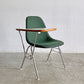 ハーマンミラー Herman Miller サイドシェルチェア セカンド 2nd ビンテージ アプホルスター スクールベース 肘掛けテーブル付 イームズ ミッドセンチュリー B 〓