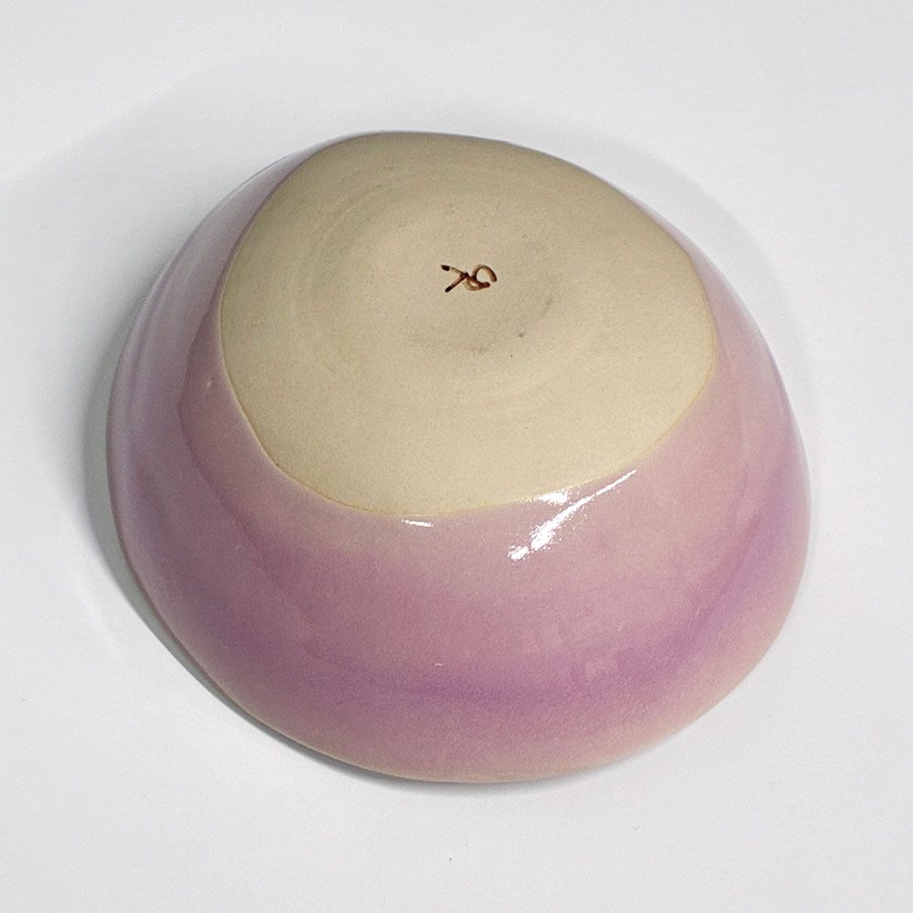 クリスチャンヌ ペロション Christiane Perrochon シェルボウル ピンク 20cm イタリア 陶器 ハンドメイド 現代作家 ◎