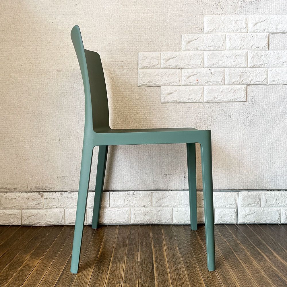 ヘイ HAY エレメンターレチェア ELEMENTAIRE CHAIR スモーキーグリーン ダイニングチェア ガーデンチェア ロナン＆エルワン・ブルレック 定価￥33,000- B ◎