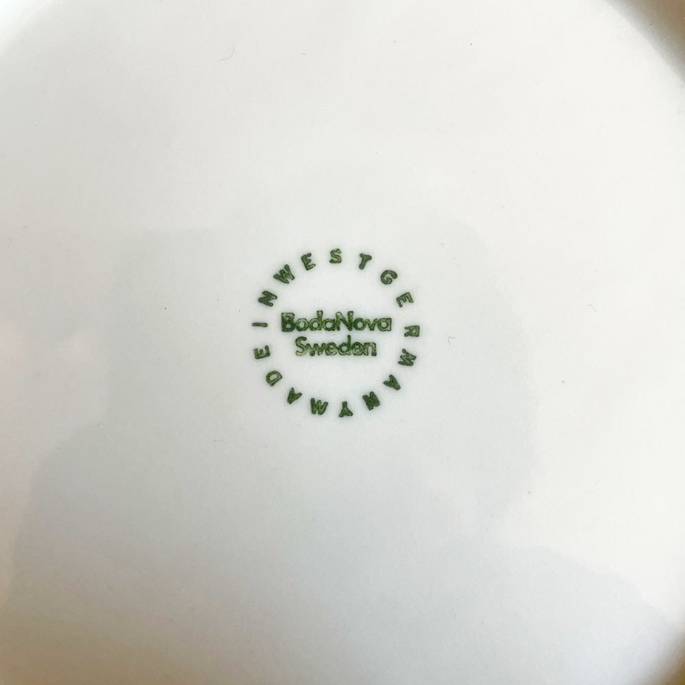 ボダノバ boda nova チェス Chess プレート 17cm 4枚セット ホワイト シグネ・ペーション・メリン Signe perssion Merin スウェーデン ビンテージ 北欧食器 ♪