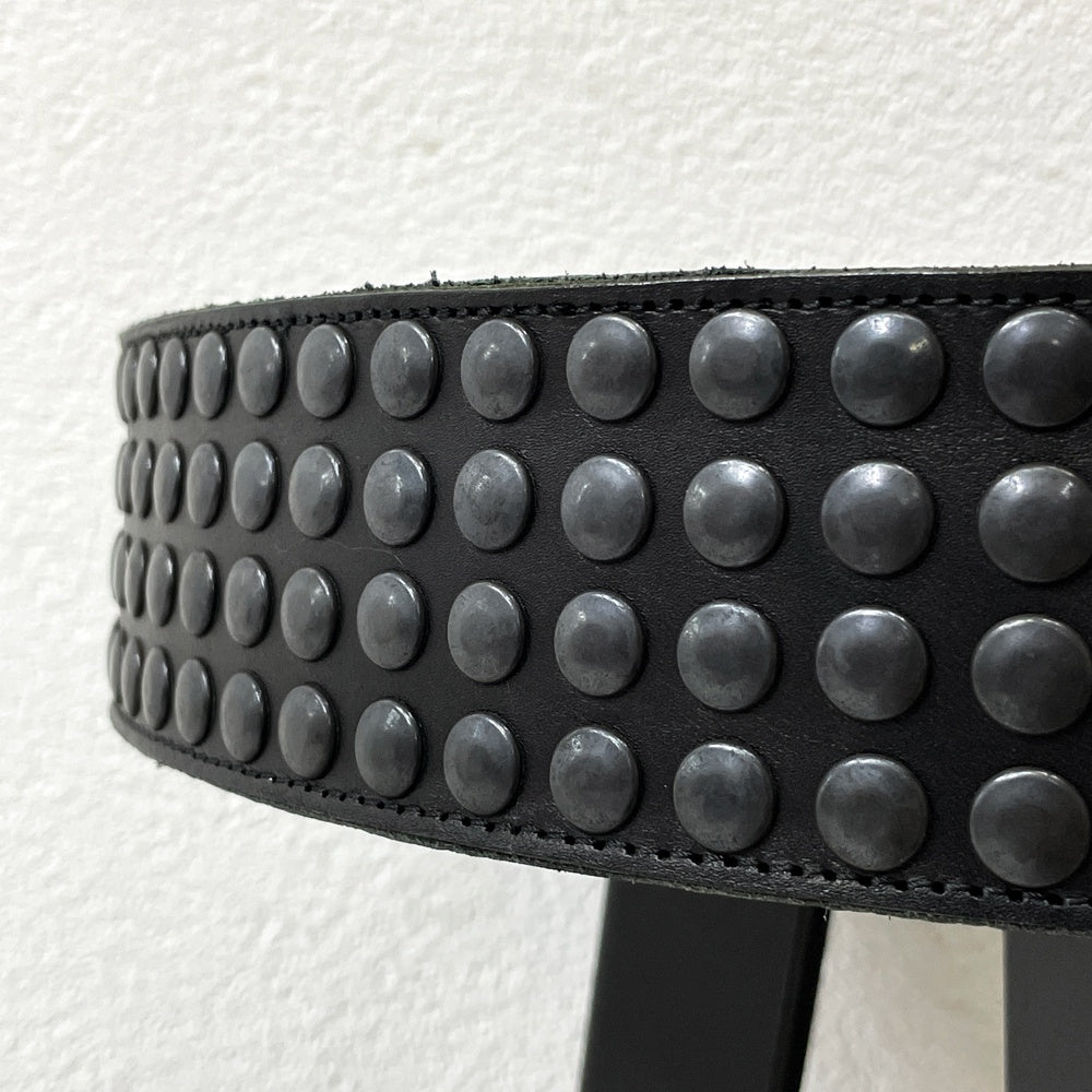 ディーゼルリビング DIESEL LIVING バー スタッド スツール Bar Stud Stool ブレイブマン ロゴエンボスモデル 本革 スチール 高さ63cm モローゾ MOROSO 非売品 B ●