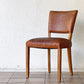 トラックファニチャー TRUCK FURNITURE エスアールチェア SR CHAIR ダイニングチェア ナラ無垢材 本革 ビンテージスタイル B ◇