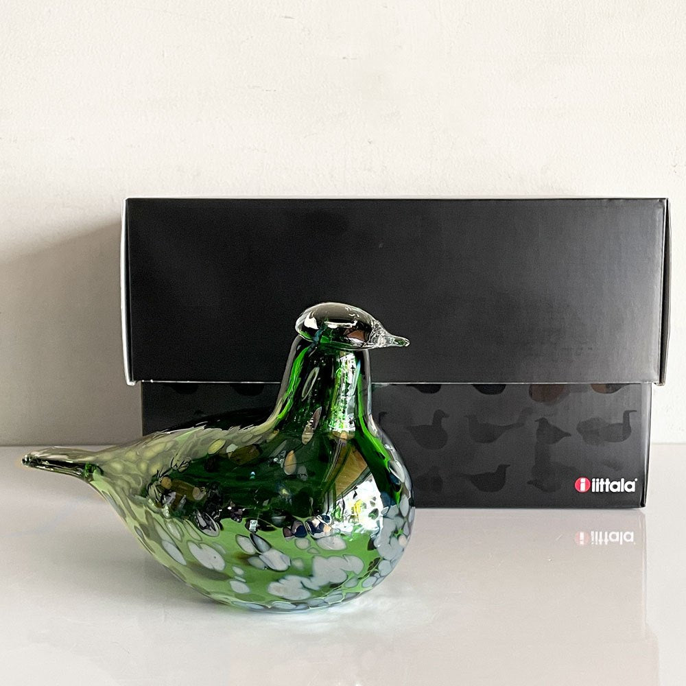 イッタラ バード iittala バーズバイトイッカ Birds by Toikka ドーヴ Dove グリーン 2019年限定 スコープ別注 オイバ トイッカ Oiva Toikka 箱付 北欧雑貨 ■