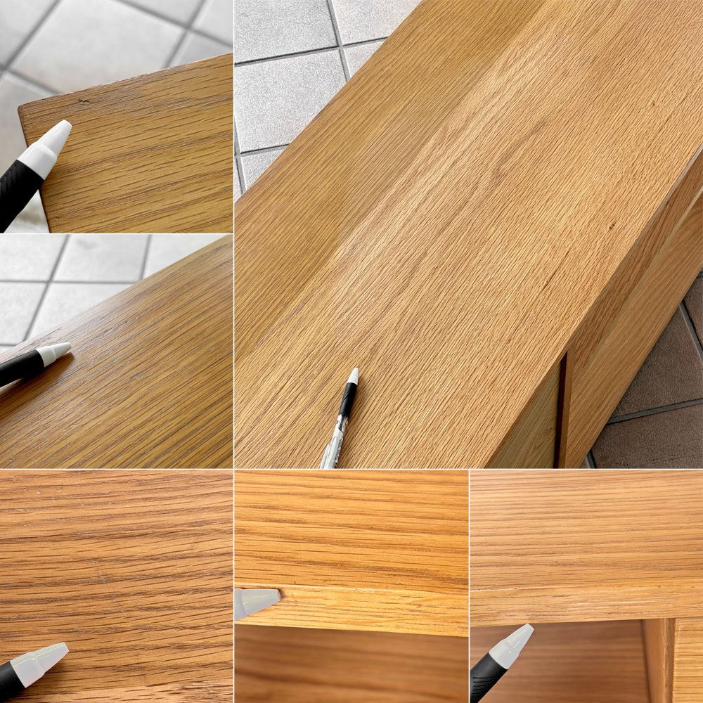 無印良品 MUJI 木製AVラック テレビボード オーク材 2ドロワー ナチュラルモダン W120cm ◇
