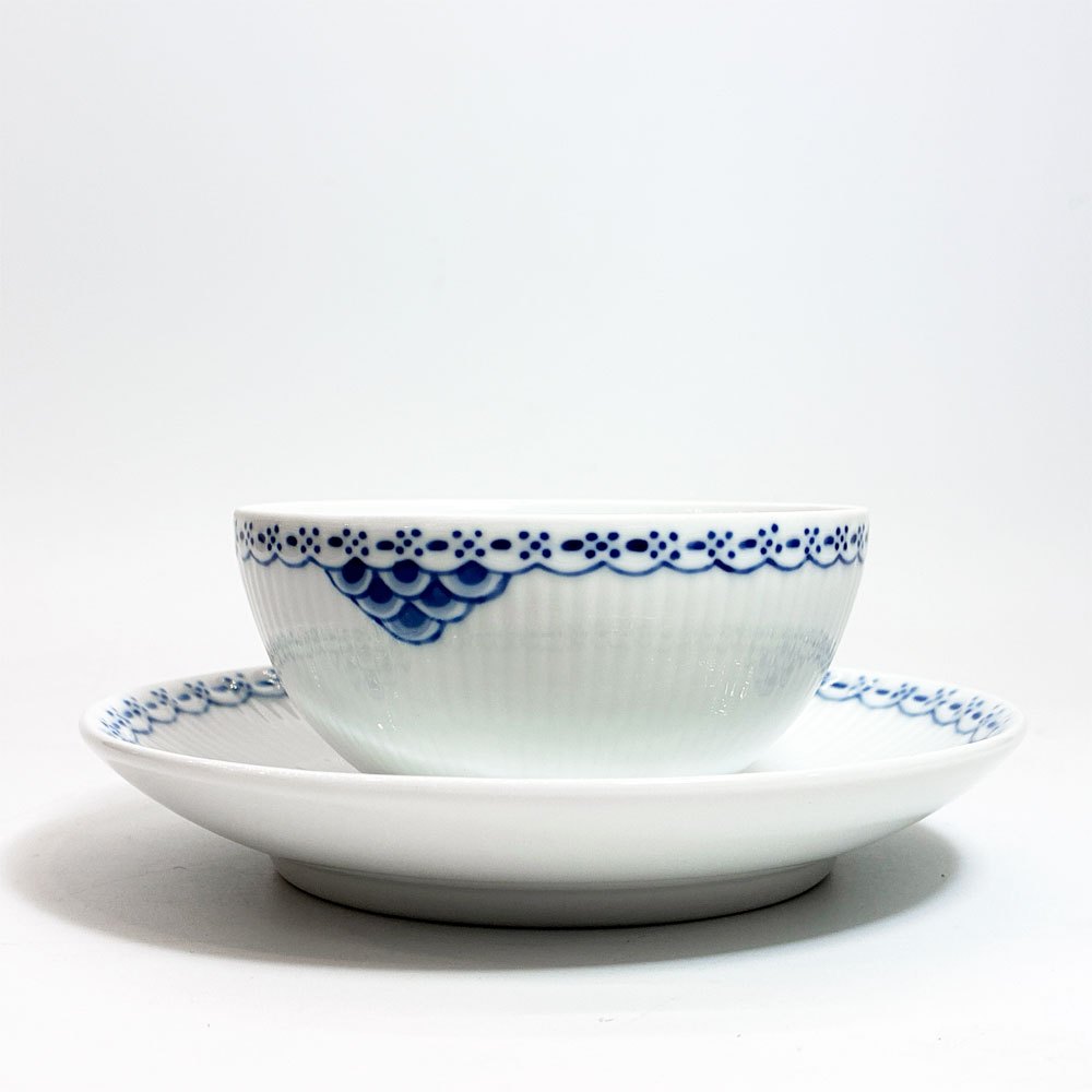 ロイヤルコペンハーゲン ROYAL COPENHAGEN プリンセス ティーカップ&ソーサー C&S デンマーク 北欧食器 ★